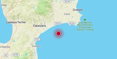 Terremoto nel Crotonese, 8 scosse nelle ultime ore. Trema anche Cirò